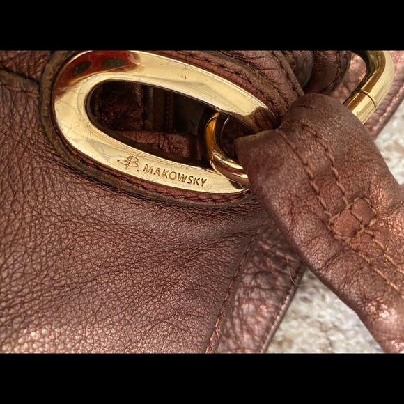 B Makowsky copper metallic bag - Picture 10 of 16